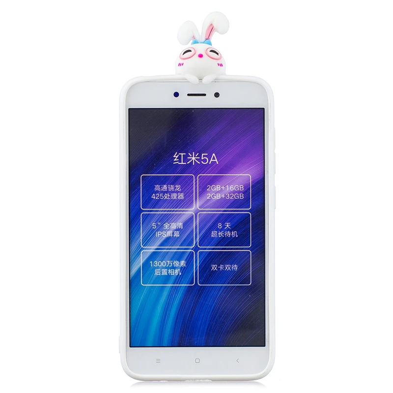 Чехол для Xiaomi Redmi 5A мягкий силиконовый цветной чехол телефона Xiomi a5 5 0 задней