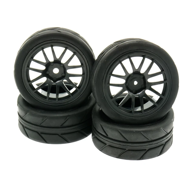 Special Price 4PCS/Set 14 Spoke Wheel RimTyre/tire Set 1:10 On Road Car Diameter 63mm Model RC Parts Remote Control Toys C20605 C20609