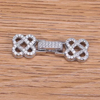 

Heart Shape Buckle Connector Jewelry Findings For DIY Jewelry Necklace Bracelet Making Jewelry Accessories