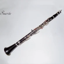 Bb кларнет из черного дерева профессиональные музыкальные инструменты 17 ключей кларнет Италия колодки с ABS чехол перчатки Reed