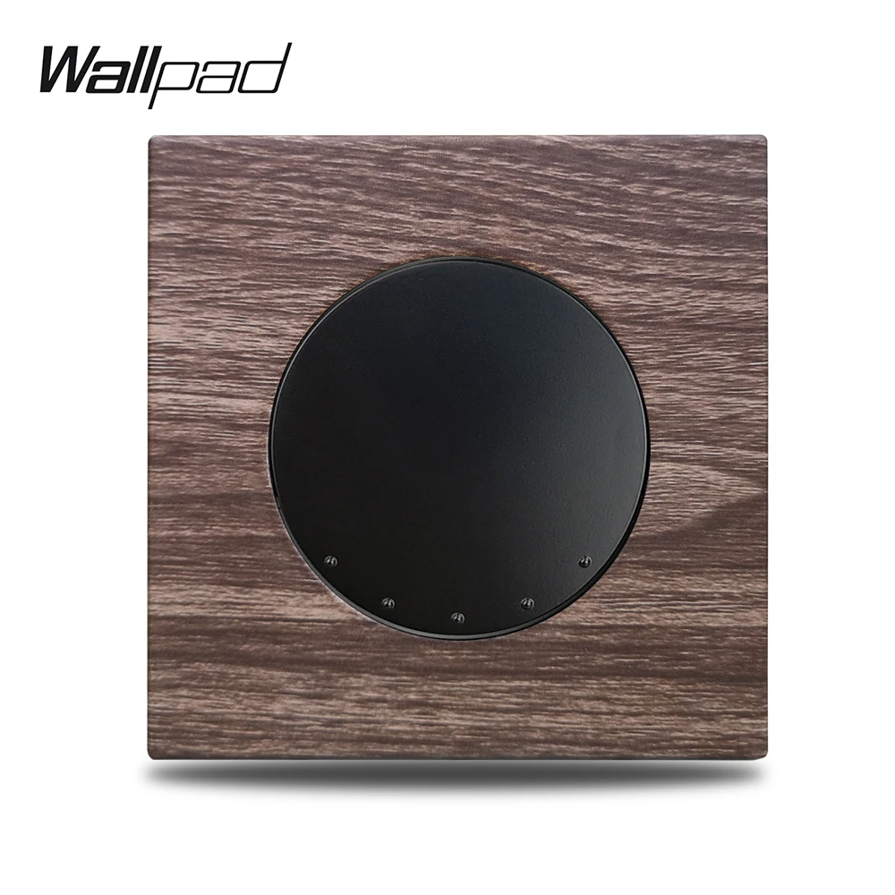 L6 Тарелка деревянная моментальная Перезагрузка 1 Gang Wi Fi выключатель света Умный Электрический переключатель Go и задний кулисный переключатель Wallpad