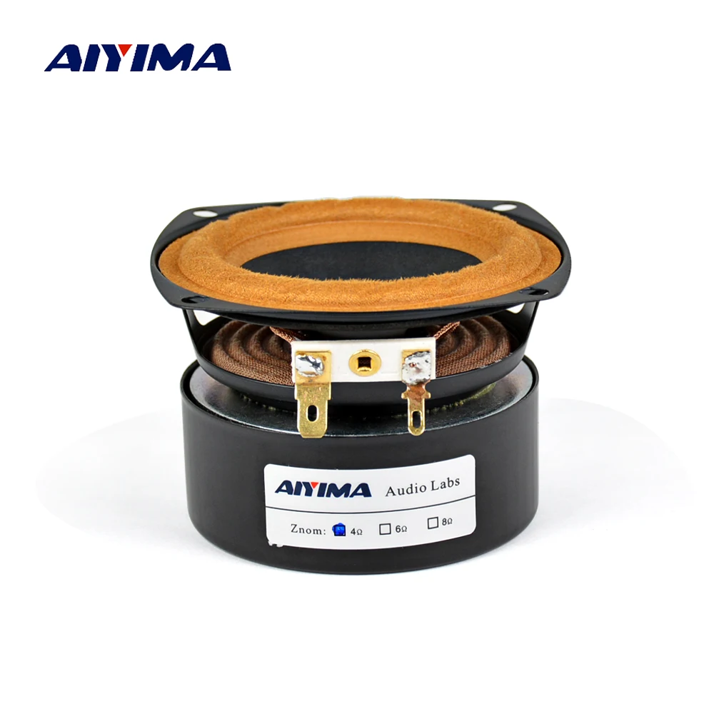 1Pc 3 Inch Audio Portable Speaker 4 8 Ohm 20W Full Range Stereo Hifi Speakers DIY Home Theater Bluetooth-compatible