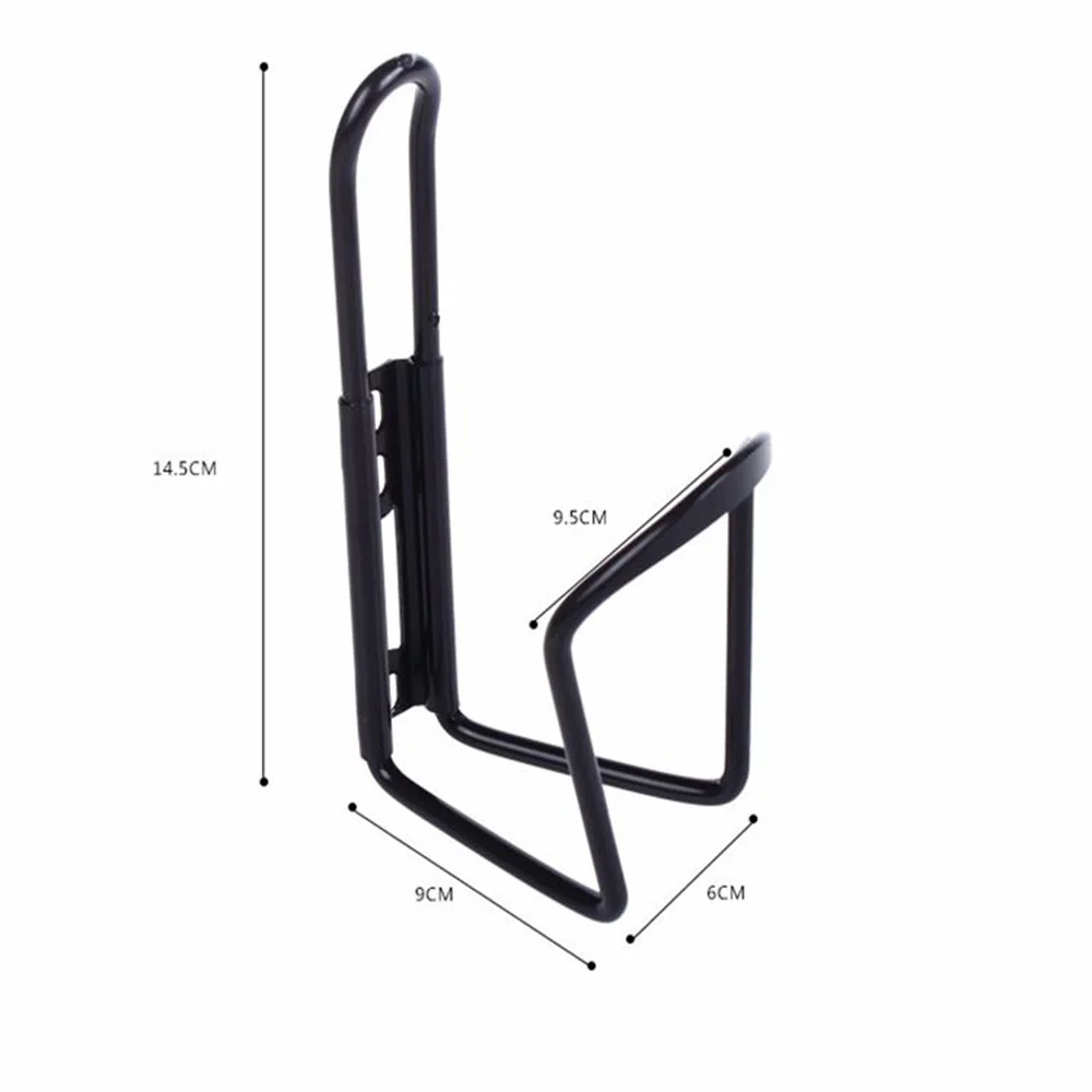 1 шт. алюминиевый сплав велосипедный держатель для бутылки воды Черный Прочный Открытый велосипедная бутылка аксессуары для велосипедной стойки