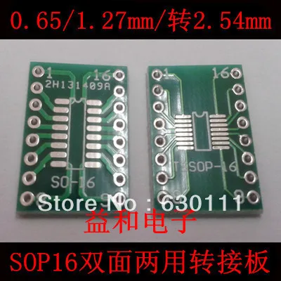 Бесплатная доставка 40 шт. TSSOP16 SSOP16 MSOP16 SO16 SOP16 SOIC16 отложным воротником DIP16 1.27 мм/0.65