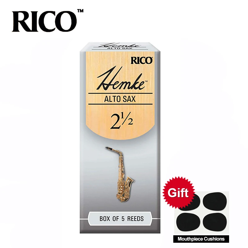 RICO Hemke Alto Sax Reeds / Saxophone Alto Eb Reeds Strength 2.5, 3