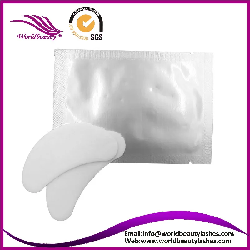 50 pairs Lot free eyelash extensions eye patch Under Eye Pads Lash Eyelash Extension Paper Patches