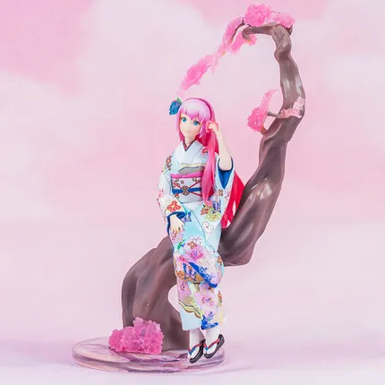 Аниме Hatsune Miku Kaito meiko megourine Luka 25 см соблазнительные ПВХ Фигурки для девочек игрушки