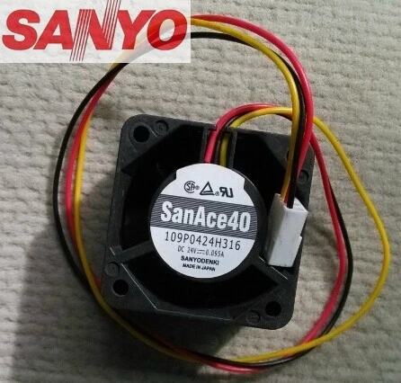 Оригинал для Sanyo 4CM4028 24V 0.095A 109P0424H316 гарантия качества Инвертор Вентилятор