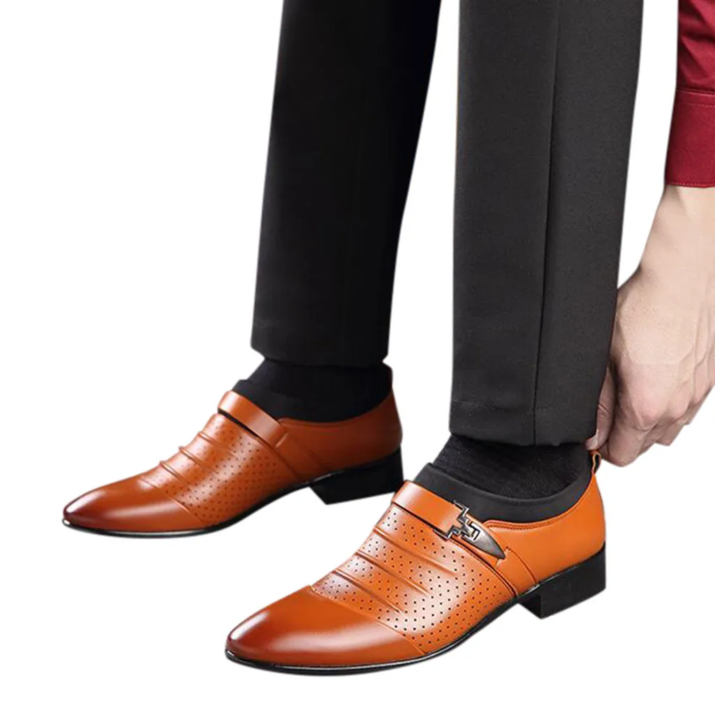 

Perimedes Men's Latin Dance Shoes Business Dress Latin Prom Sports Shoes breathable Casual Breathable Sandals Lazy Shoes#g35