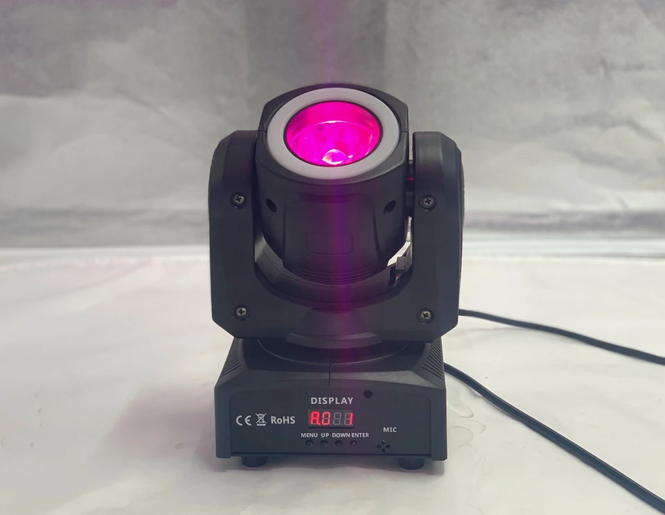 Мини светодиодный 60 Вт Луч с 12 Светодиодный SMD5050 RGB 3в1 Halo Effect светодиодный супер яркий светодиодный DJ Точечный светильник фирмы "DMX"