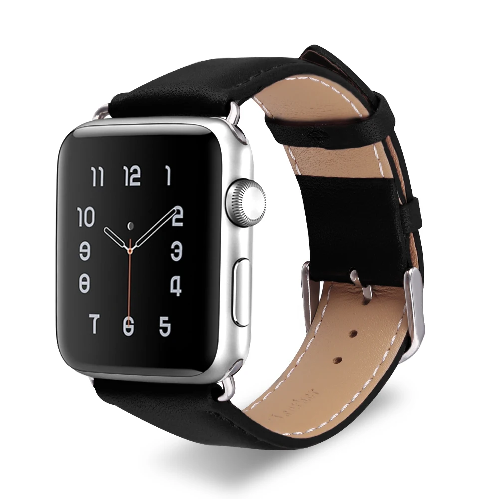 Genuine Leather iWatch Strap Replacement for Apple Watch Series 3 (1)