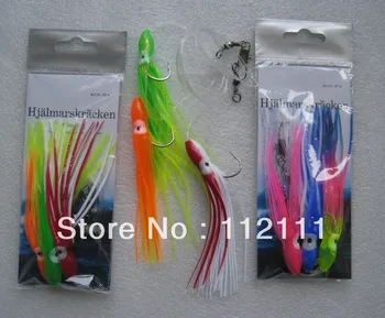 

150pcs of fishing lure,50bags of 12cm octopus lure with hooks,sabiki.