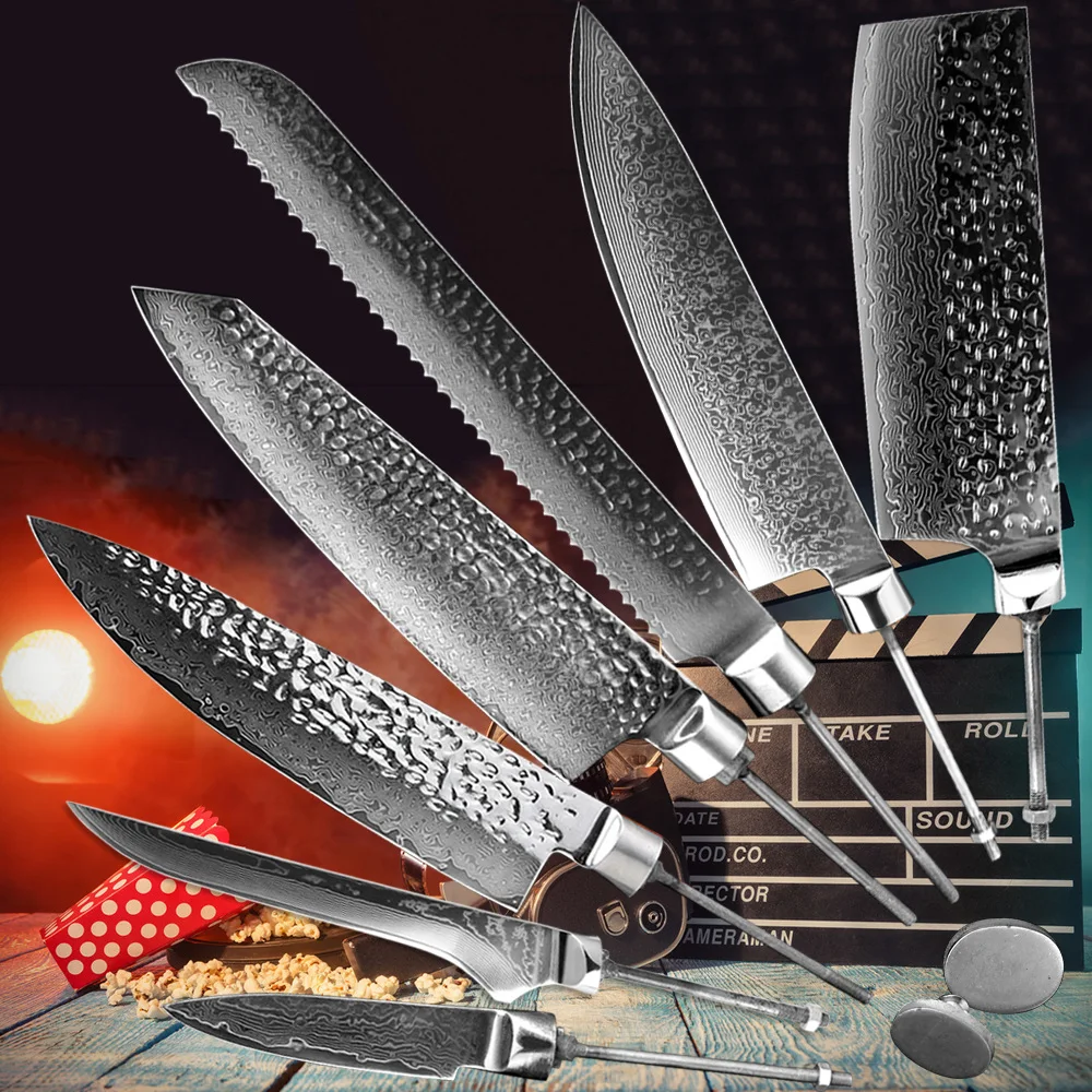 XITUO нож шеф-повара пустой DIY ручной работы кованые японский Дамасская сталь лезвие Материал хлеб нарезки мяса Parinf Nakiri Gyuto инструмент CN