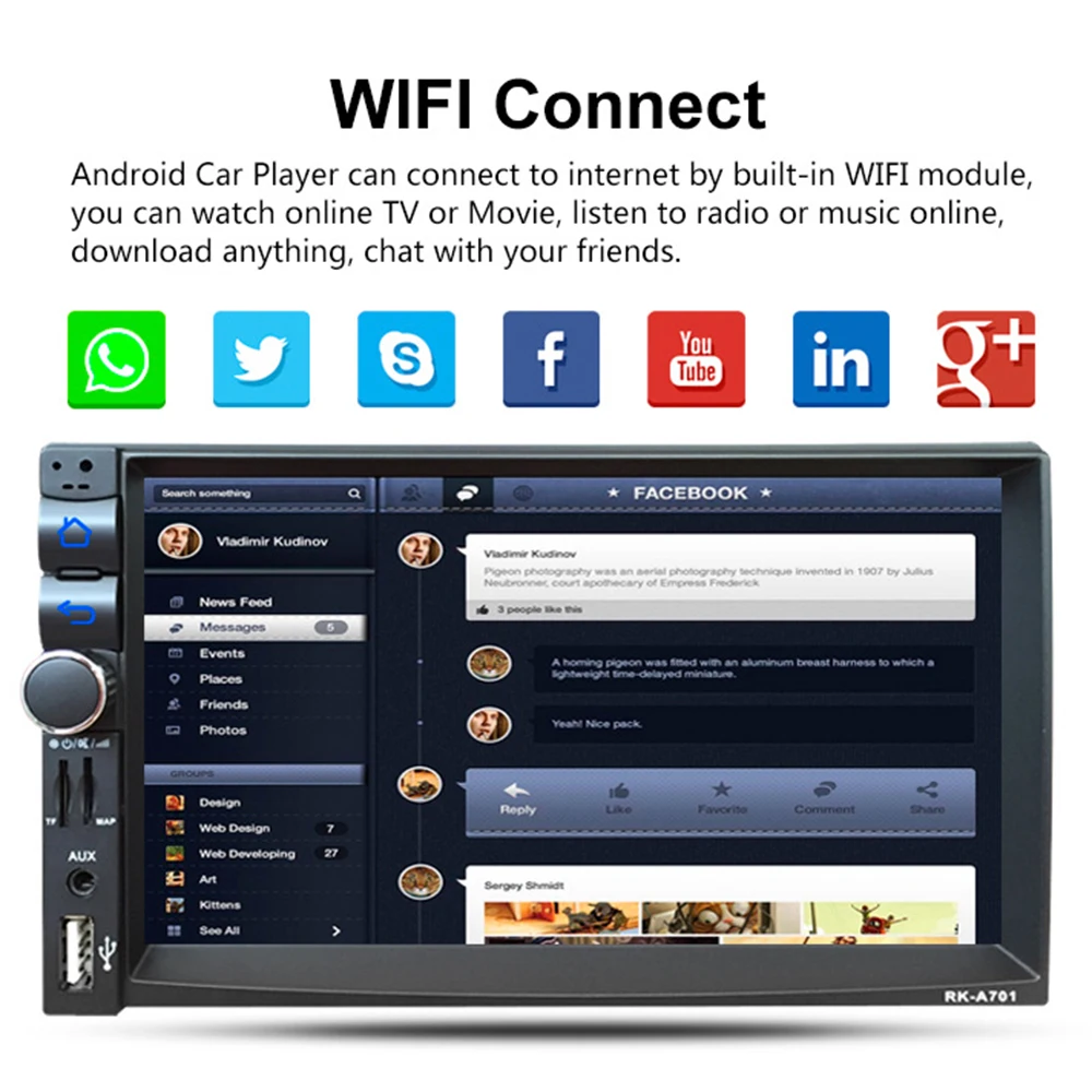 Sale New 2Din 7 Inch Touch Screen Android 5.1 Car Multimedia Player MP5 DVD Player 1028 x 600 Bluetooth Wifi Auto Radio GPS Navigator 4 Sale New 2Din 7 Inch Touch Screen Android 5.1 Car Multimedia Player MP5 DVD Player 1028 x 600 Bluetooth Wifi Auto Radio GPS Navigator 4