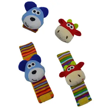 

RCtown 1PC/Set Baby Wrist Rattle Socks Baby Puzzle Wrist Strap Toy