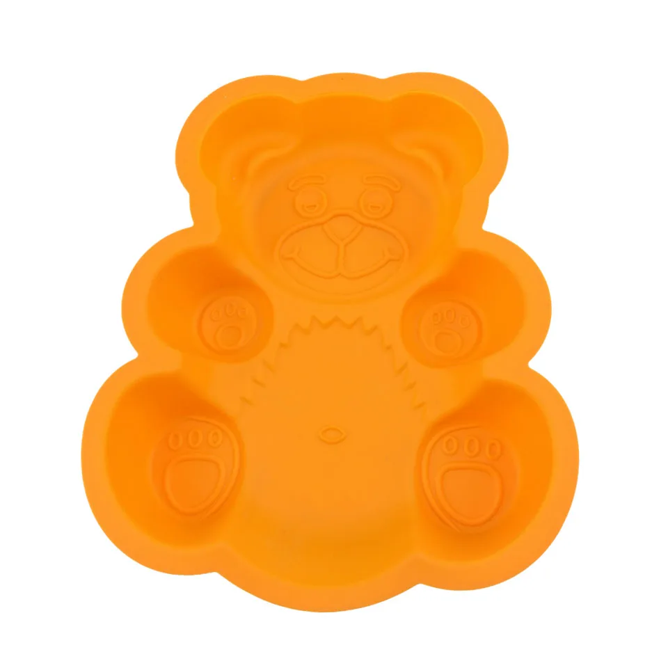 FINDKING DlY форма для торта медведя из мультфильма 3D силиконовая жаропрочные