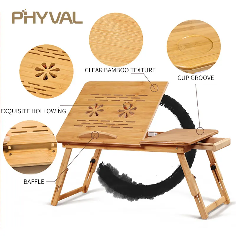 المحمولة للطي الخيزران أريكة سرير طاولة كمبيوتر محمول مكتب حامل اللابتوب مع مروحة طاولة السرير للكمبيوتر الكتب دفتر المحمولة للطي الخيزران أريكة سرير طاولة كمبيوتر محمول مكتب حامل اللابتوب مع مروحة طاولة السرير للكمبيوتر الكتب دفتر