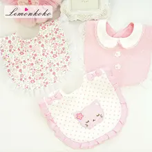 [Lemnkoko] "из хлопчатобумажной ткани для мальчиков и девочек, Babador Bandana нагрудник, повязки на грудь для детей, шарф для девочек, для мальчиков, детский комбинезон, детская одежда для новорожденных Слюнявчики 29*20 см