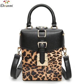 

DORANMI Leopard Box Women's Bag 2019 Fashion Hard Sharped Shoulder Bag Female Crossbody Bag Messenger Bolsos Mujer CBB129