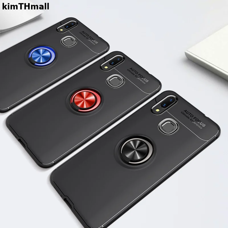 Case For Xiaomi Mi Max 3 Back Cover funda for Xiaomi mi max 3 pro case finger ring stand holder magnet Soft phone case kimTHmall