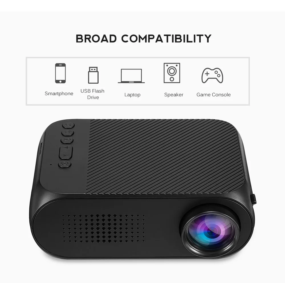 Excelvan YG320 PK YG300 ЖК проектор для домашнего кинотеатра 1080p Full HD с USB HDMI AV видео