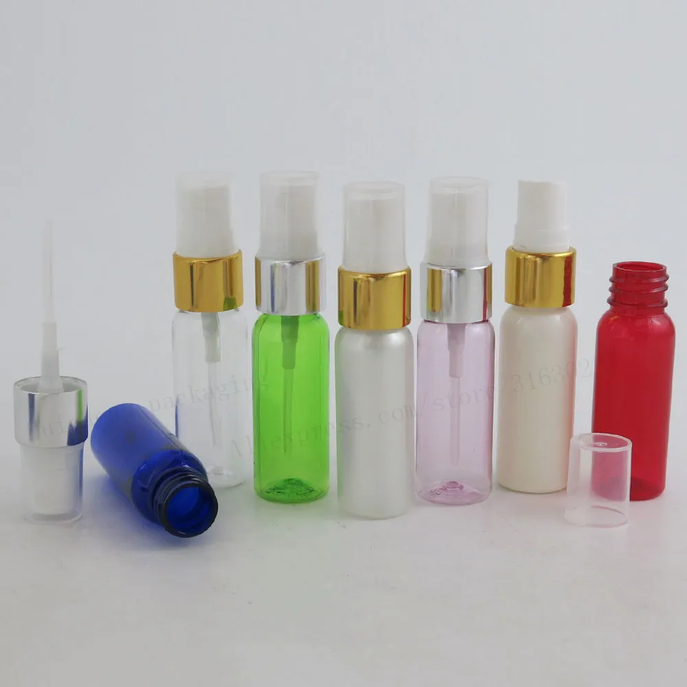50 X 20ML Mini Portable Plastic Perfume Bottle With Atomizer Empty