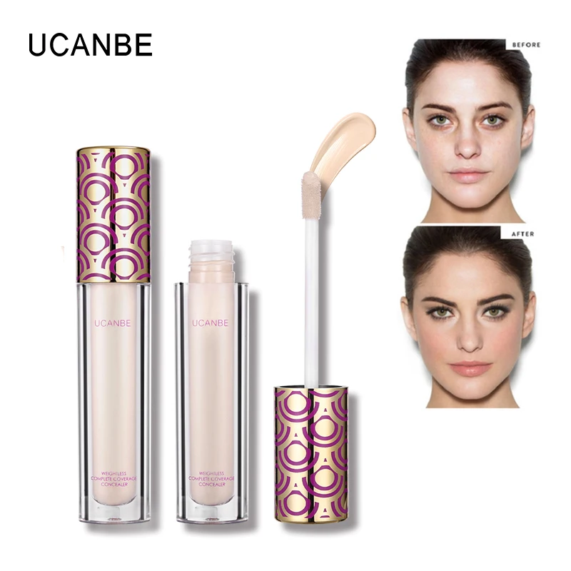 

UCANBE Face Makeup Liquid Concealer Base Foundation Moisturizing Full Coverage Concealer Brighten Contour Make Up Waterproof