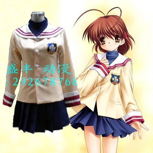 FM-Anime – Clannad Tomoya Okazaki Male School Uniform Cosplay Costume