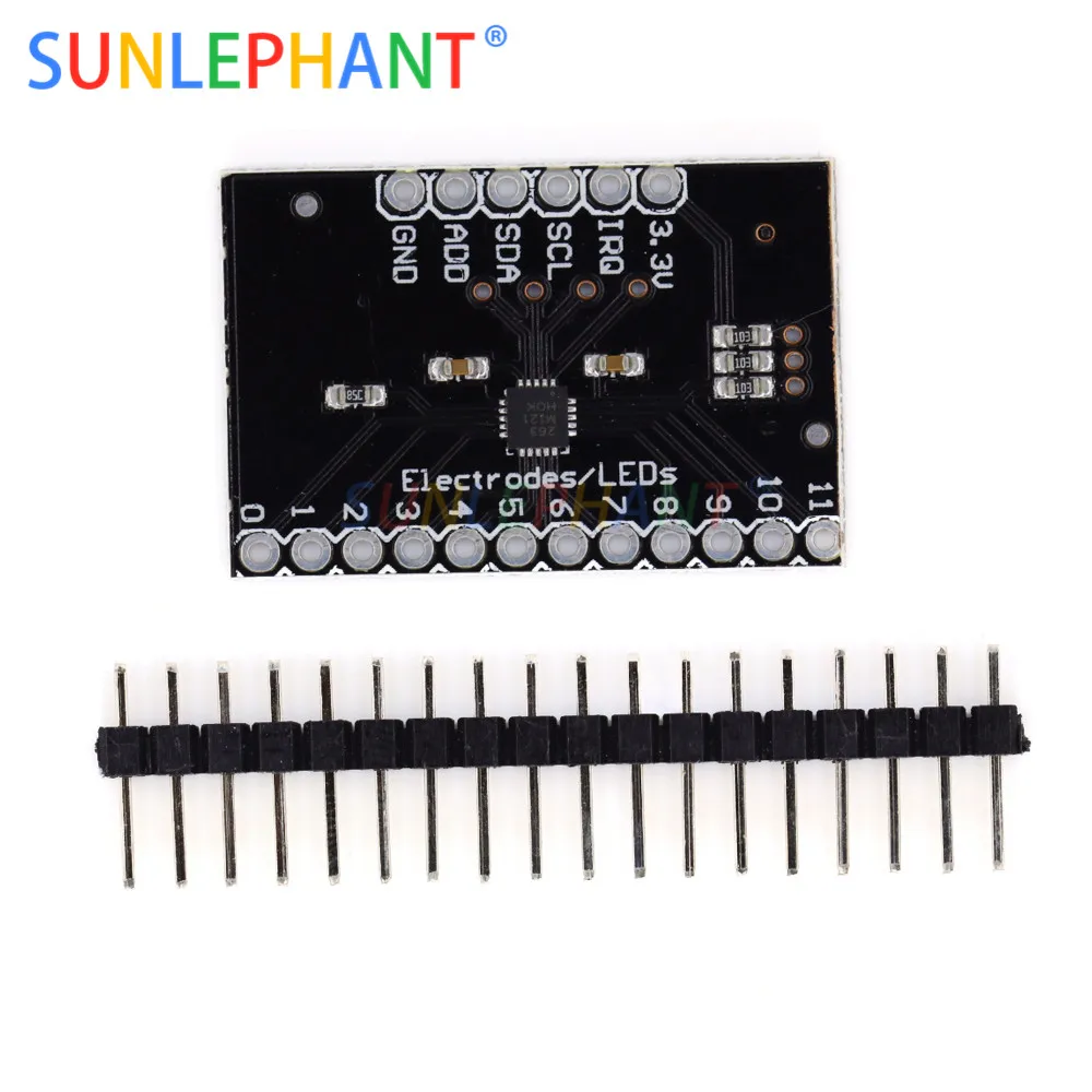 MPR121 Breakout V12 емкостный сенсорный модуль контроллера I2C клавиатура|Интегральные