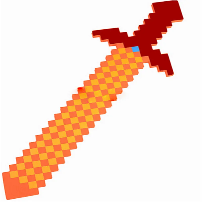 

2016 Newest Style Colorful Minecraft Sword 76*20cm Best Gift for Kids Boys Girls baby toys minecraft gun&diamond outdoor player
