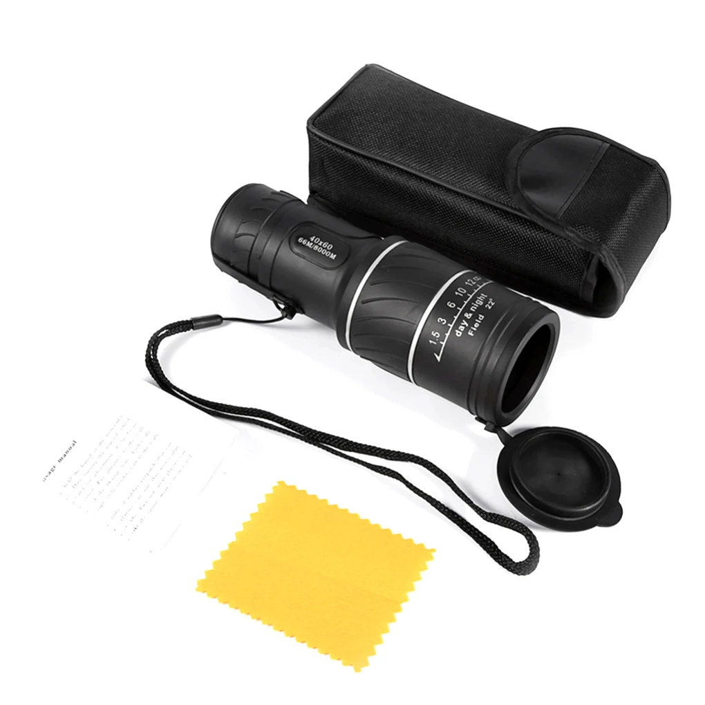 40x60 HD Optical Day Night Vision Monocular Hunting Scope