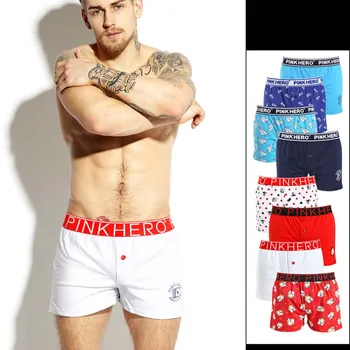 

New Men's Underwear Cotton Home Sleep Bottoms Shorts Men Casual Homes Comfortable Loose Man Boxers Shorts