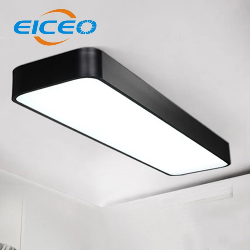 eiceo simple lampara de techo para oficina de iluminacion led de aluminio rectangular corredores entrada lamparas de techo luz al por mayor