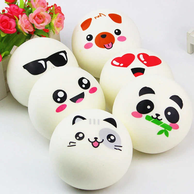 10CM Jumbo Cute Squishy Panda Anti strss Toy Squishies Easter Gift Squishy Slow Rising Phone Straps