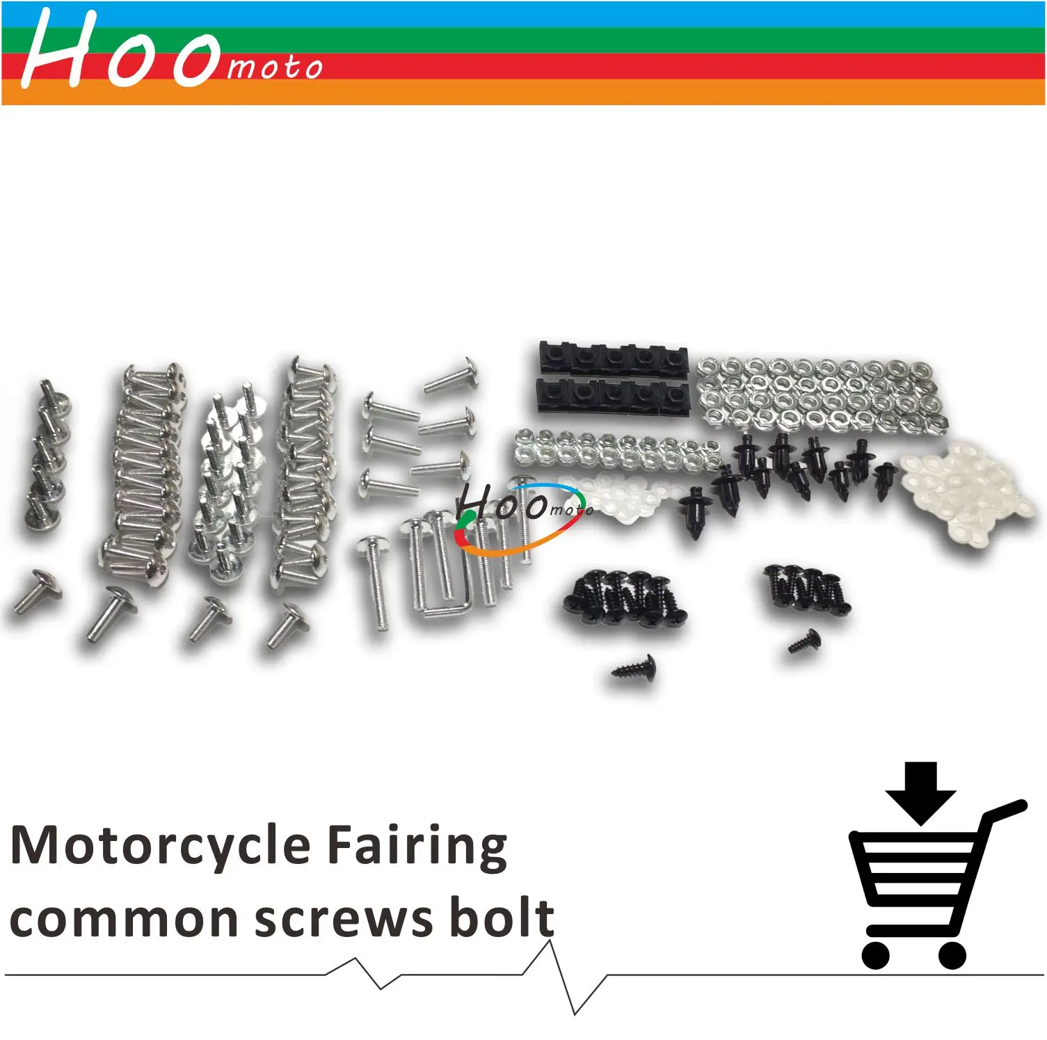 Universal Fairing Bolts Kit Motorcycle Acessories Screws MOTO for