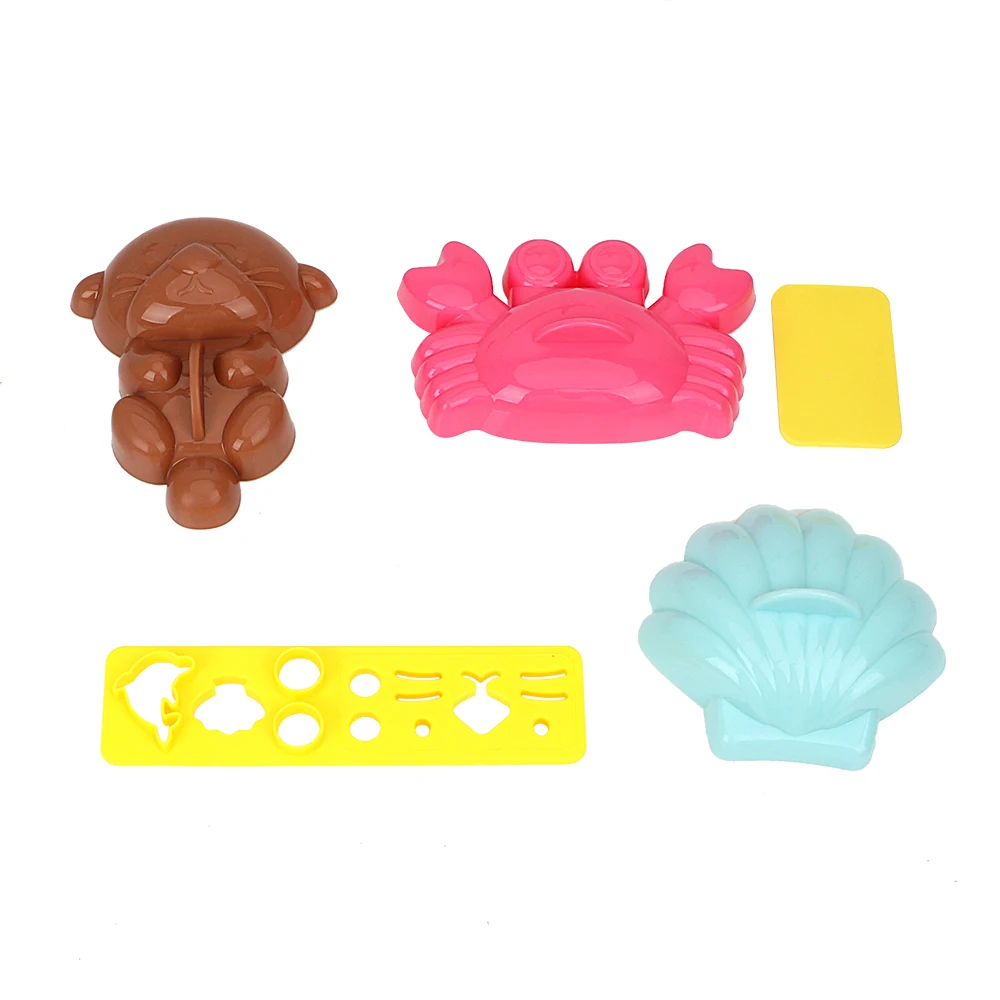 

5 Pcs/set Cute Cartoon Mould Shell Crab Seal Marine Rice Ball Mold Sushi Tools Gadgets Cooking Tools Kitchen Accessories
