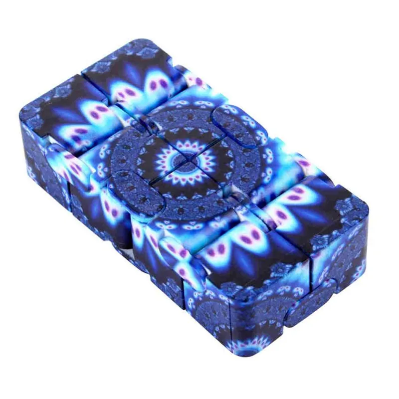 

Luxury EDC Infinity Cube Mini For Stress Relief Fidget Anti Anxiety Stress Funny Fidget Toys Toys for > 6 years old