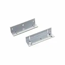 180KG Electric Magnetic Lock U-Bracket For Frameless Glass Door 300lbs Access Control System EM Lock U-Bracket Anodized Aluminum stainless steel u bracket for bolt lock electric lock u bracket for frameless glass door lock