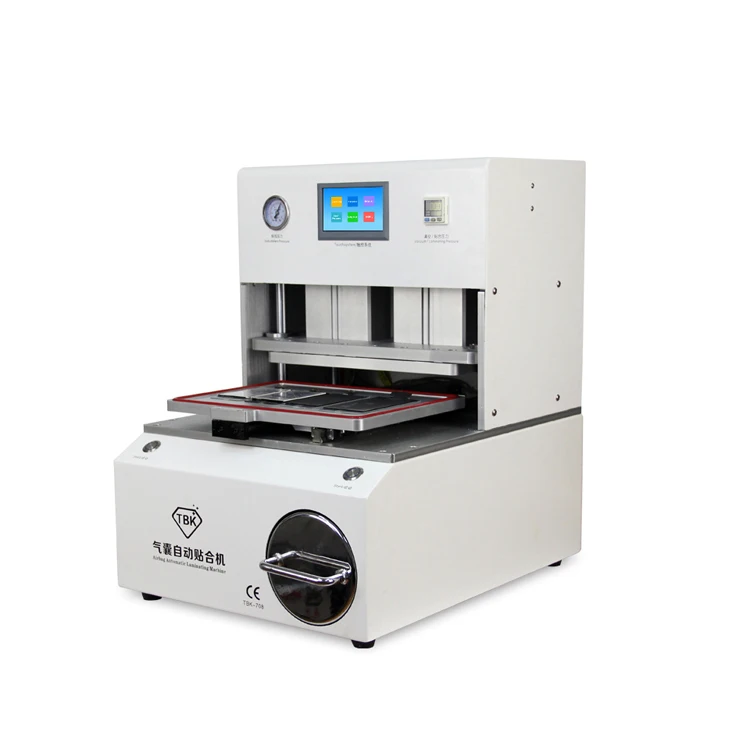 

TBK Automate OCA Vacuum Laminating machine+Bubble delete function for Curved Screen Samsung S6 Digitizer Laminating 110V/220V