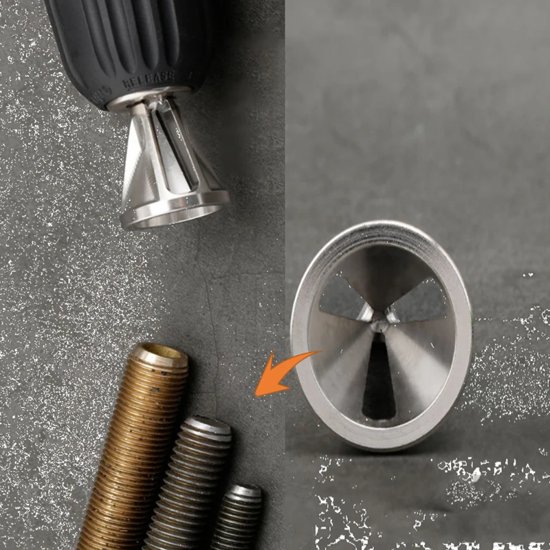 Heliburr Deburring External Chamfer Tool Grinding Angle Remove Burr Tools Repairs Bolts Tightens Nuts Drills Bits Chuck Trimming Heliburr Deburring External Chamfer Tool Grinding Angle Remove Burr Tools Repairs Bolts Tightens Nuts Drills Bits Chuck Trimming