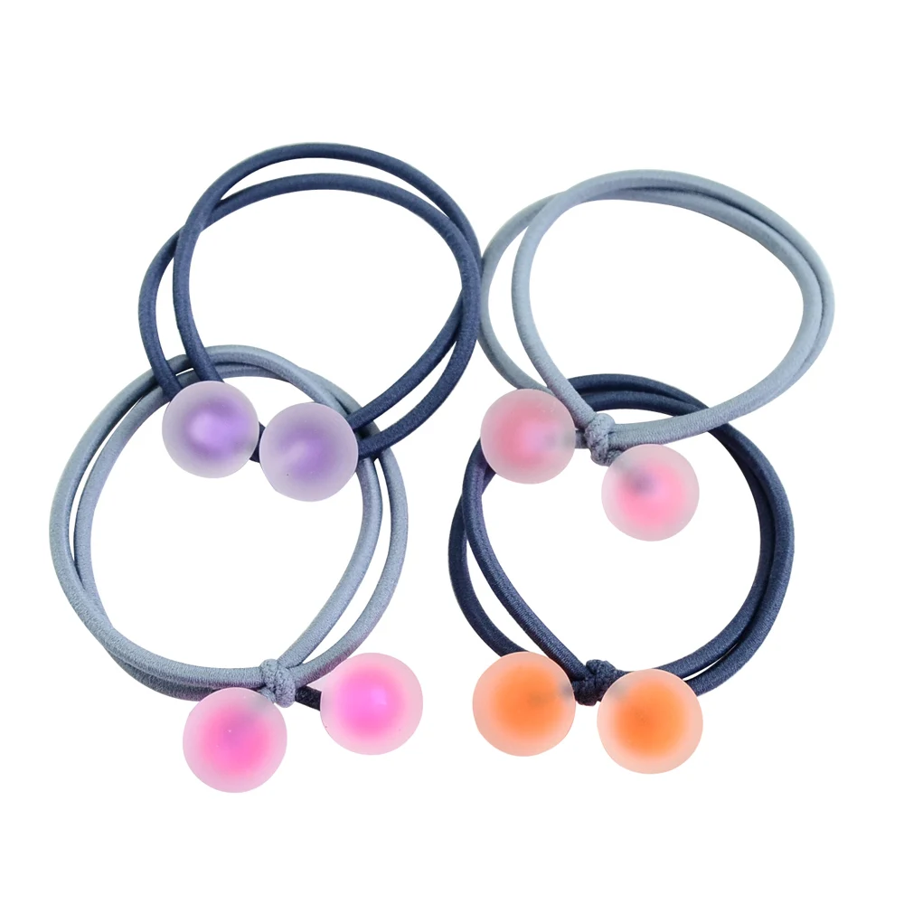 Hot 1 piece 6 cm 4 Colors Kids Cute Hair Band Elastic Hair Band Ribbon