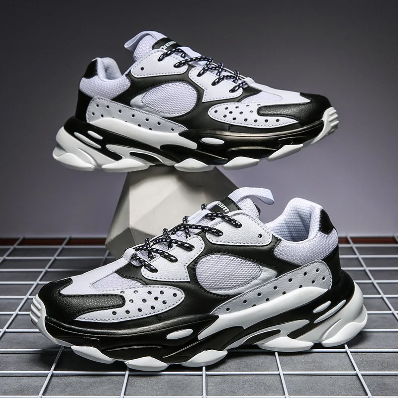 

Unisex Vintage Dad Men Joker Shoes Kanye Fashion West Mesh Light Breathable Men Casual Shoes Men Sneakers Zapatos Hombre#700