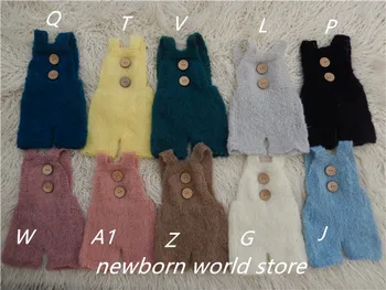 pantaloni per bambini, pantaloni per oggetti di scena per fotografia neonato, pagliaccetti in mohair. 1