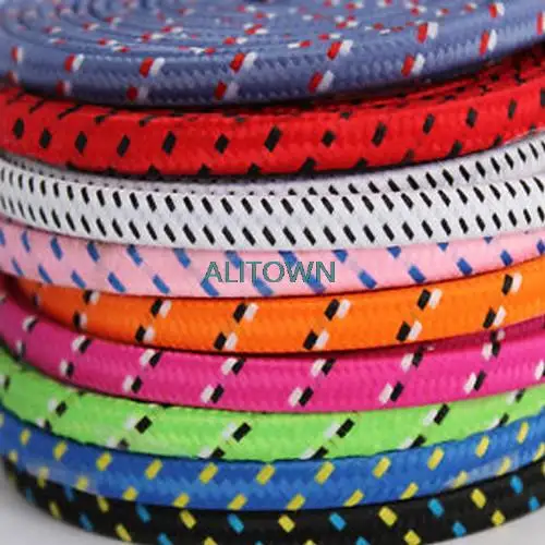 Free Shipping 1000Pcs/Lot 2 Metre Braided 8Pin USB Flat Charger Cable For iPhone 6 6Plus 6S 6S Plus 5 5S 5C For iOS 9.2