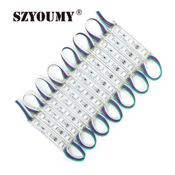 

SZYOUMY Free Shipping 2000pcs/Lot RGB Waterproof Led 5050 Module 3leds DC12V IP65 Outdoor Led Channel Letter Advertising