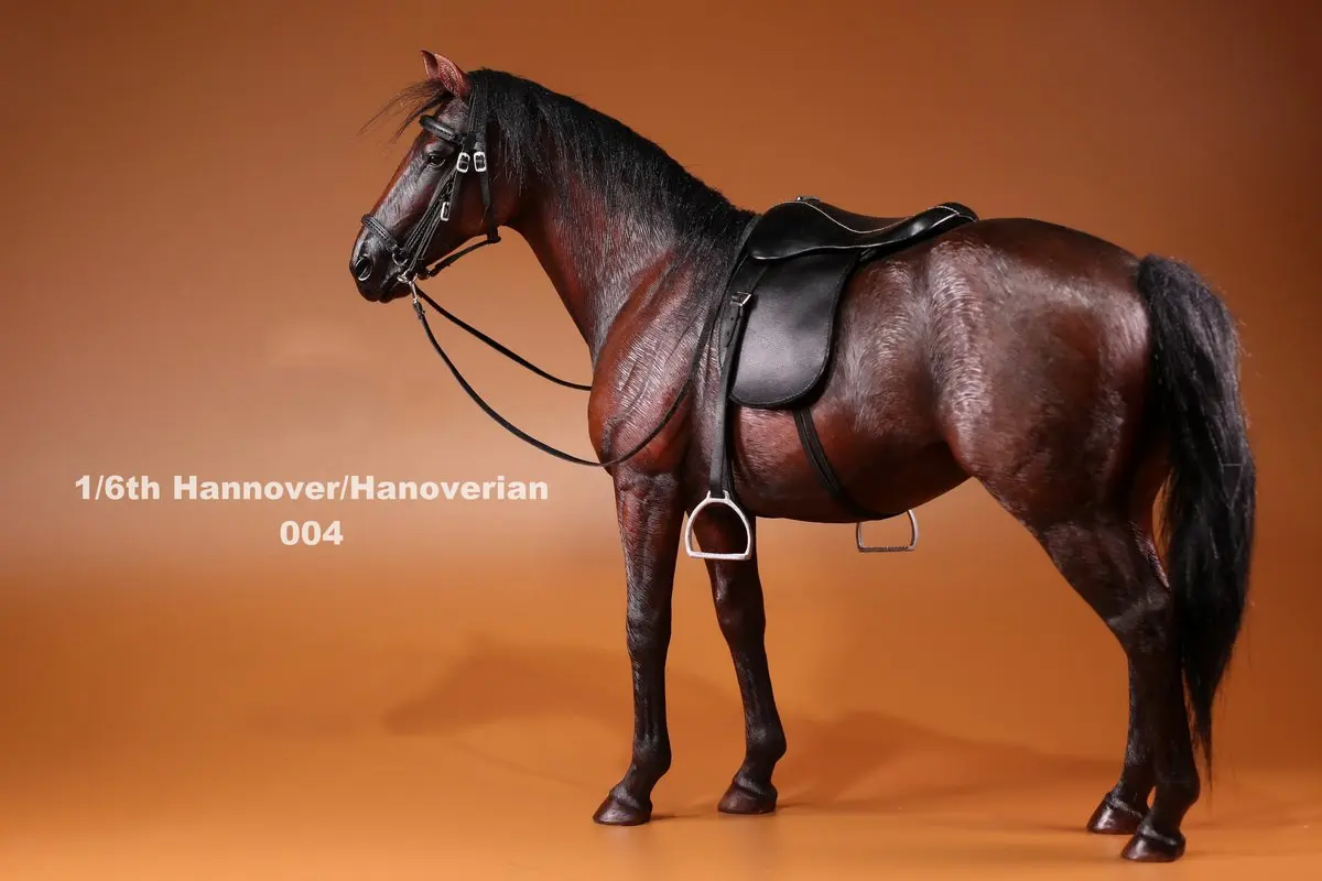 [ESTARTEK] MR. Z серия «животные» № 17 001~ 005 1/6 Пособия по немецкому языку Hanoverian Warmblood лошади и страховочным поводком реквизит для детей возрастом от 1" фигурка героя «сделай сам»