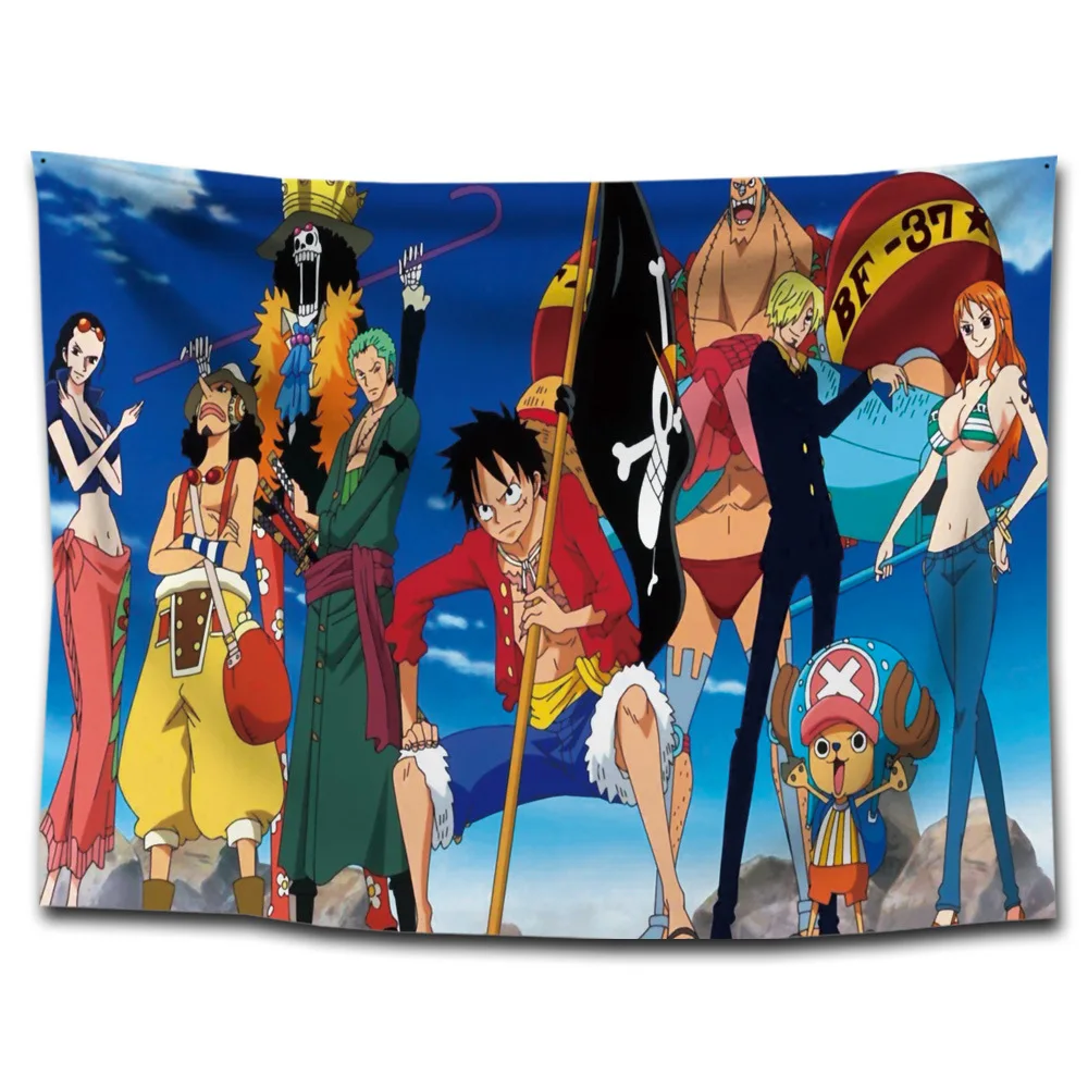 Гобелен с мотивом аниме Luffy Law Chopper гобелен на стену мандалой для спальни домашний