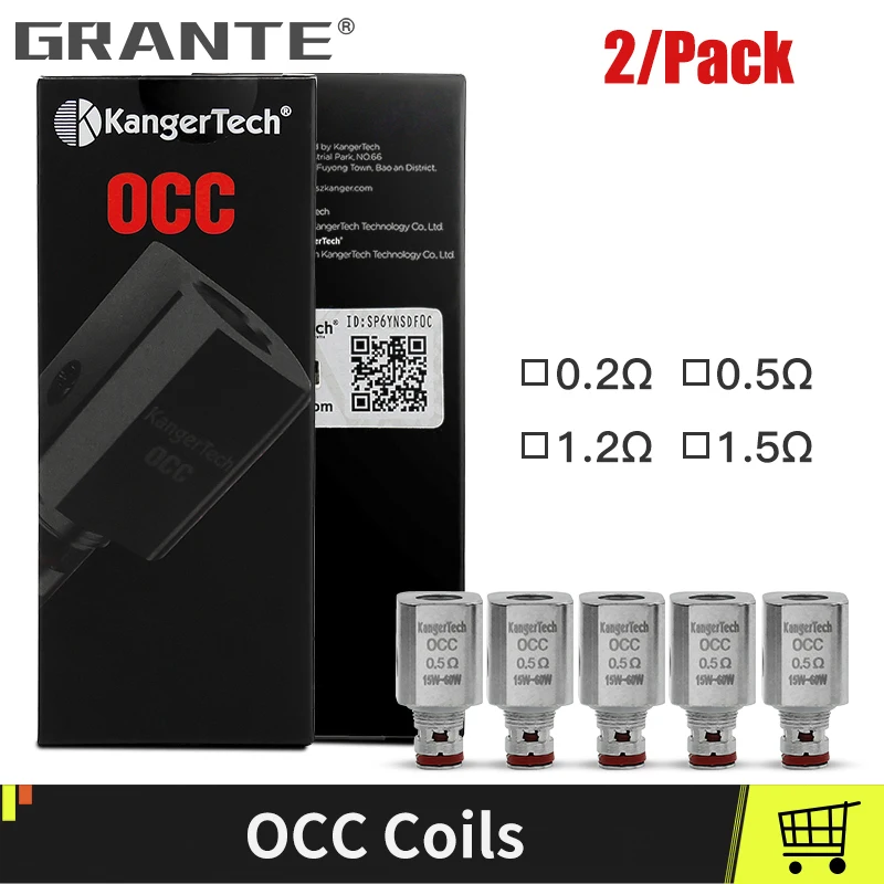 2/Pakc Kangertech OCC катушка Kanger subtank мини подходит Subtank нано атомайзер Vape танк в наличии |