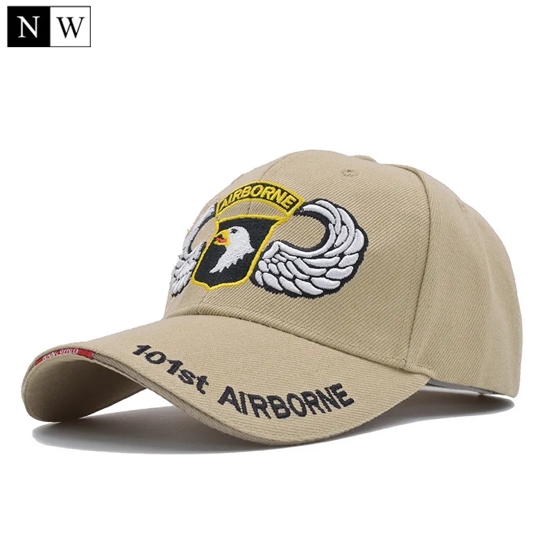 [NORTHWOOD] عالية الجودة 101st Airborne شعبة قبعة بيسبول الرجال لنا قبعة مموهه قبعة أبي الهواء FOREC الرياضة التكتيكية كاب العظام Snapback