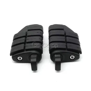 

Black Dually Male Anti Vibration Foot pegs For Harley Davidson Road King Electra Street Glide FLHR FLHX Touring